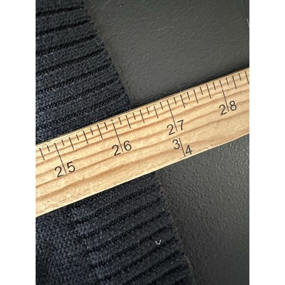 NEW H By Halston Large Women Black Diamond Combo Sweater Pullover 40-23 - Picture 8 of 9